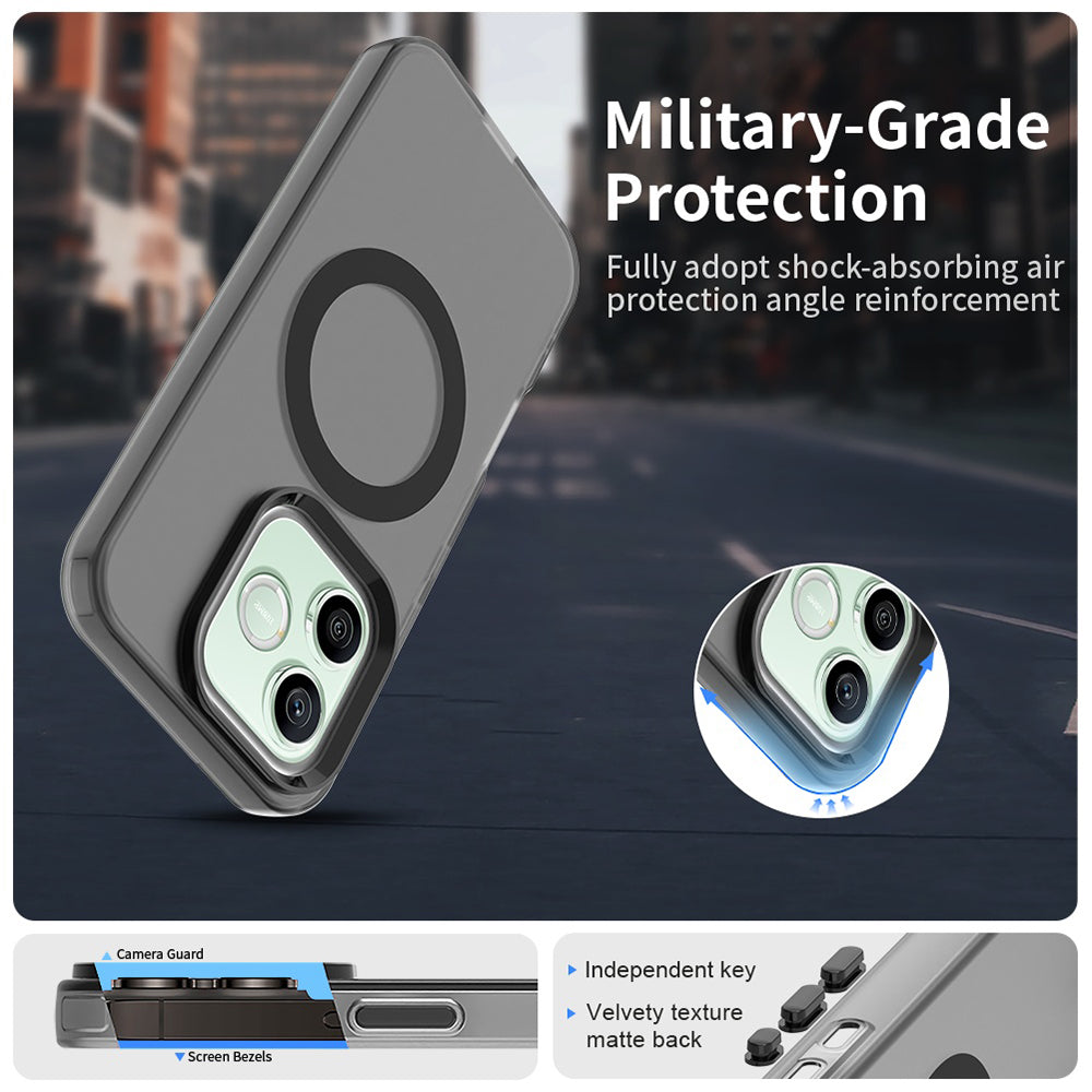 MagSafe Case for Honor 600 Pro / 600, Techsuit, CandyCase, Black