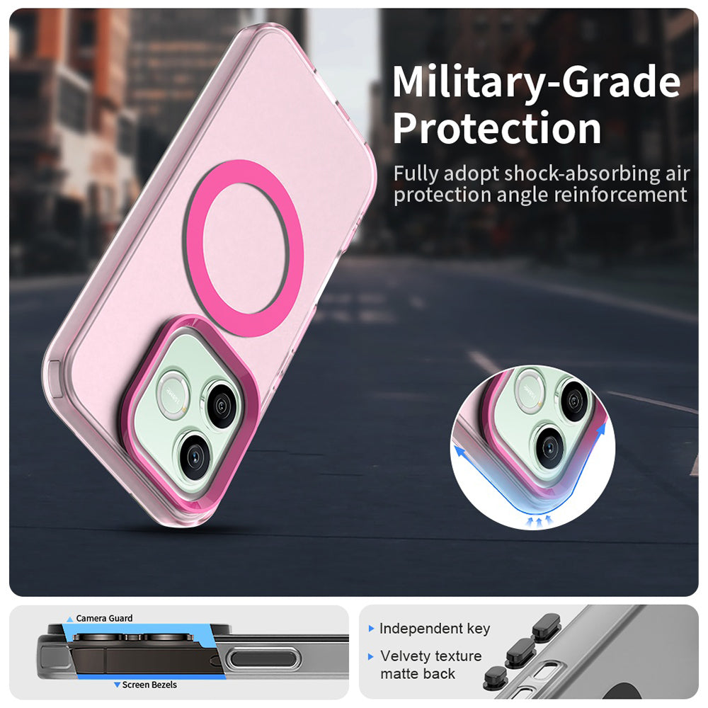 MagSafe Case for Honor 600 Pro / 600, Techsuit, CandyCase, Pink