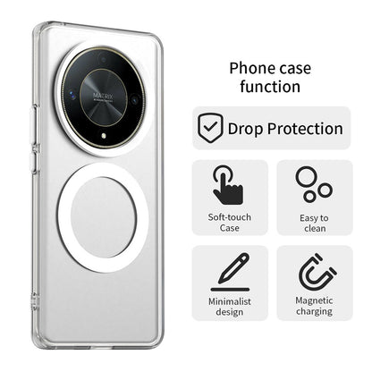 MagSafe Case for Honor Magic6 Lite, Techsuit, CandyCase, White