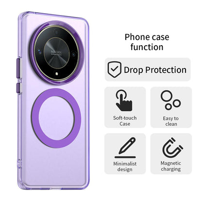MagSafe Case for Honor Magic6 Lite, Techsuit, CandyCase, Purple
