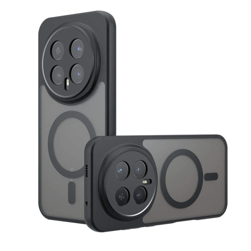 MagSafe-kuori Honor Magic8 Pro:lle, Techsuit, PureFrost, satiinimusta
