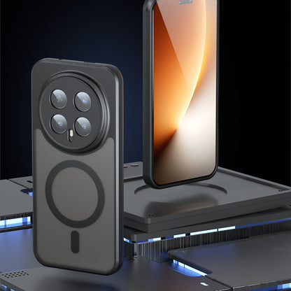 MagSafe-kuori Honor Magic8 Pro:lle, Techsuit, PureFrost, satiinimusta