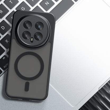 MagSafe-kuori Honor Magic8 Pro:lle, Techsuit, PureFrost, satiinimusta
