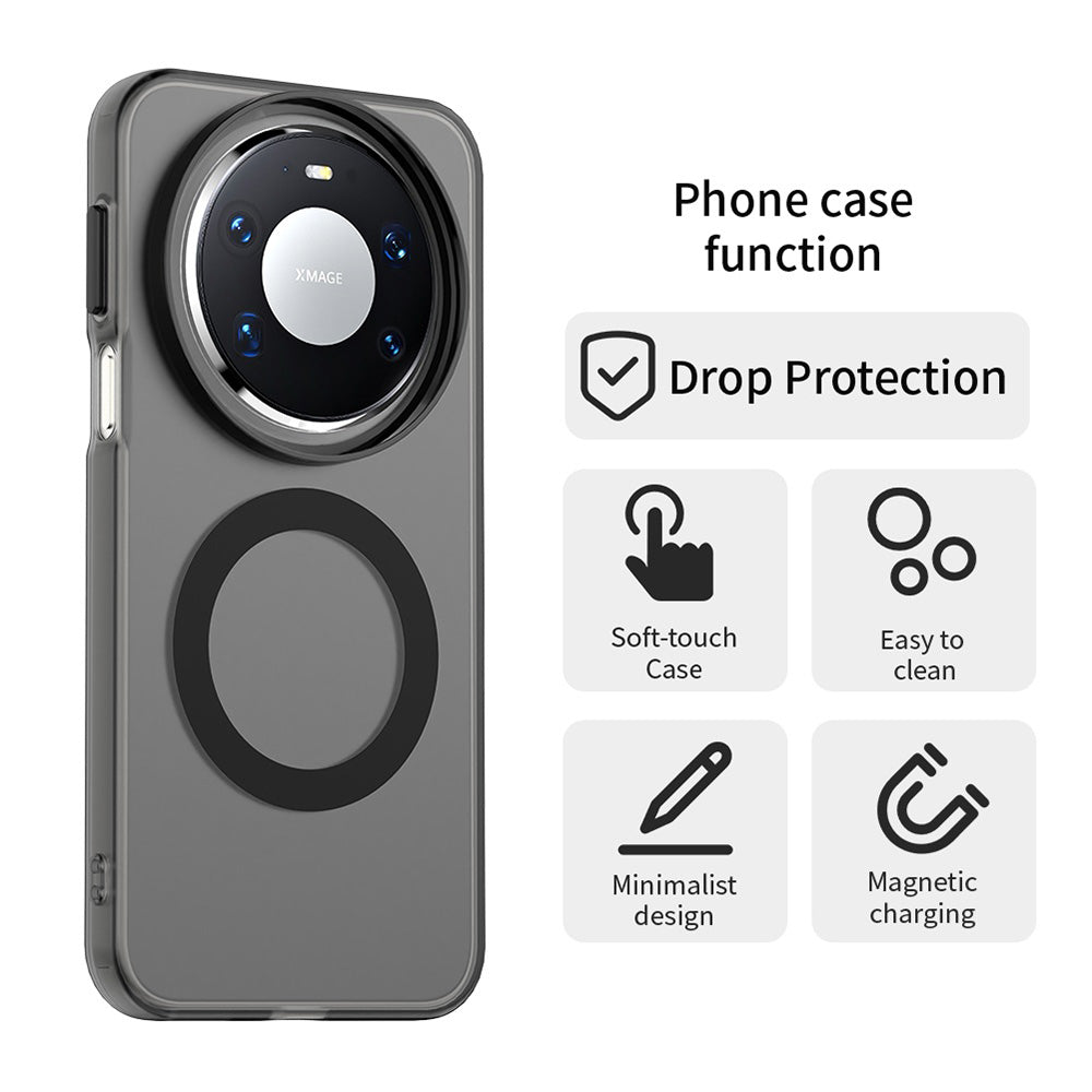 MagSafe-kotelo Huawei Mate 80 Prolle, Techsuit, CandyCase, Musta
