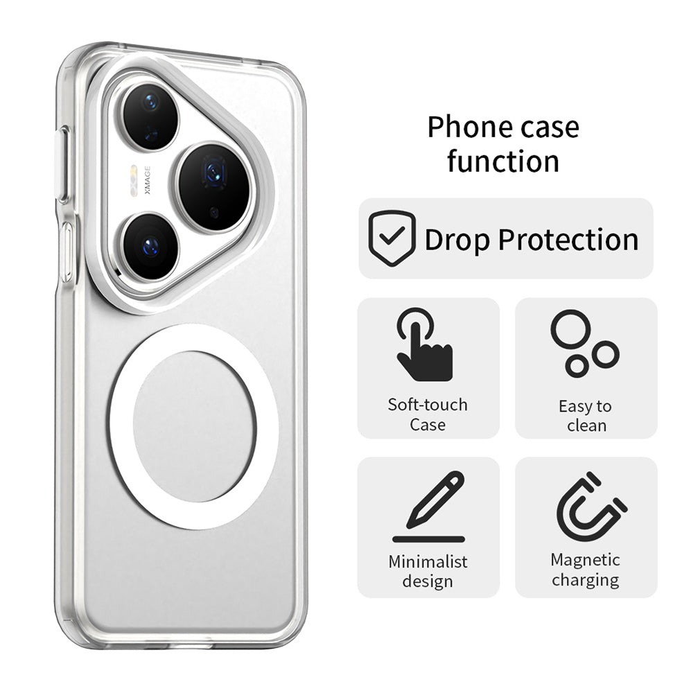MagSafe-kuori Huawei Pura 80 Pro:lle, Techsuit, CandyCase, Valkoinen