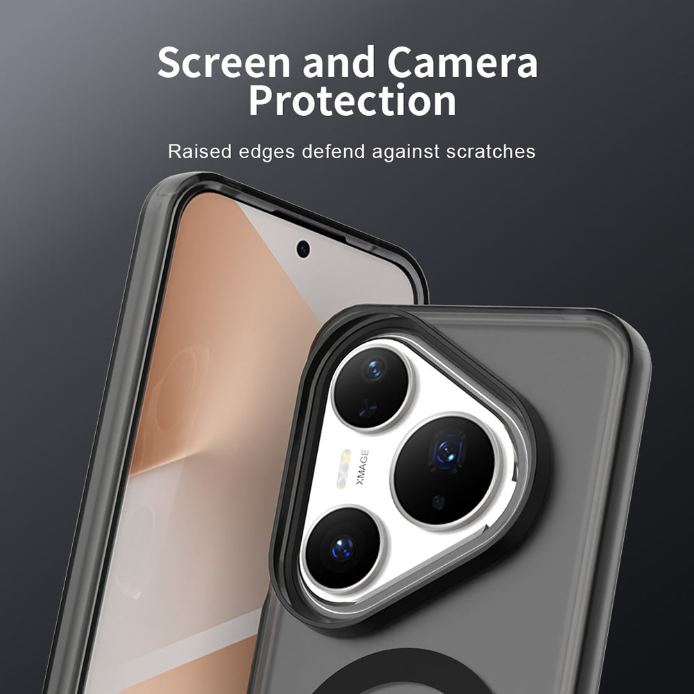 MagSafe-kuori Huawei Pura 80 Pro:lle, Techsuit, CandyCase, Musta