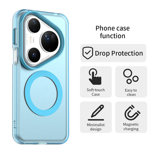 MagSafe-kuori Huawei Pura 80 Ultralle, Techsuit, CandyCase, Sininen
