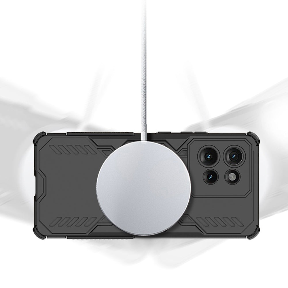MagSafe-kuori Motorola Edge 50 Fusionille, Techsuit, ArmorMag, Musta