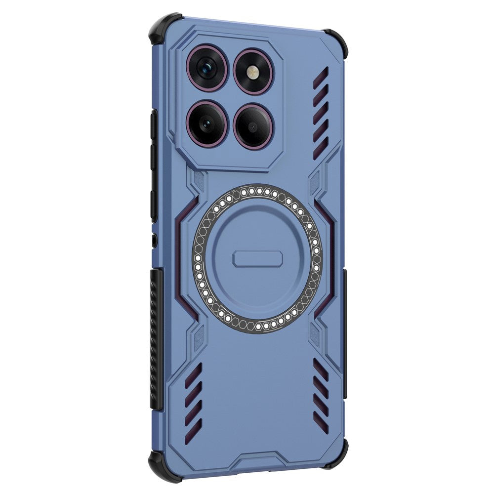 MagSafe Case for Motorola Edge 60 Pro, Techsuit, ArmorMag, Blue