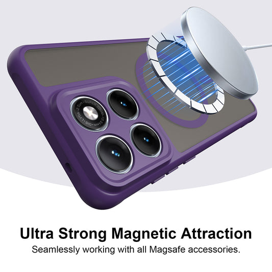 MagSafe-kuori Motorola Edge 70 Fusionille, Techsuit, HaloFrost II, Violetti