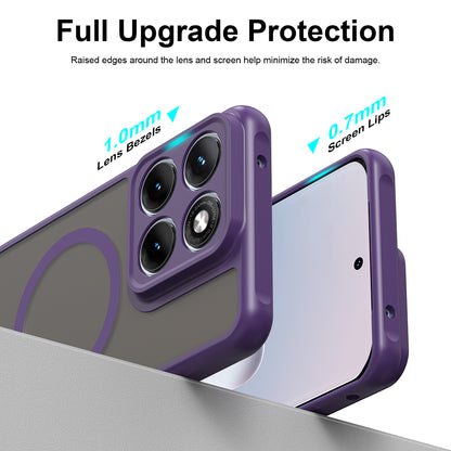 MagSafe-kuori Motorola Edge 70 Fusionille, Techsuit, HaloFrost II, Violetti