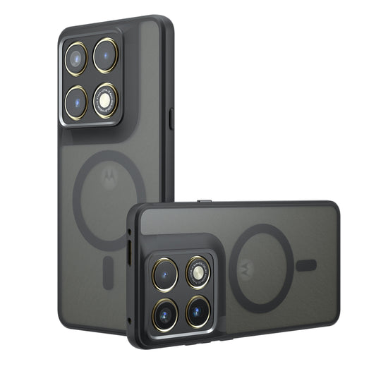 MagSafe-kuori Motorola Edge 70 Pro:lle, Techsuit, PureFrost, satiinimusta