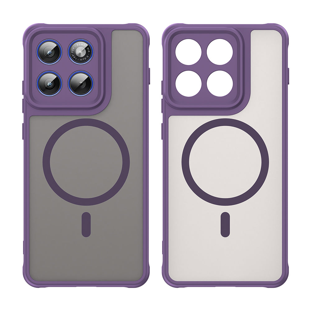 MagSafe Case for Motorola Edge 70, Techsuit, HaloFrost II, Purple