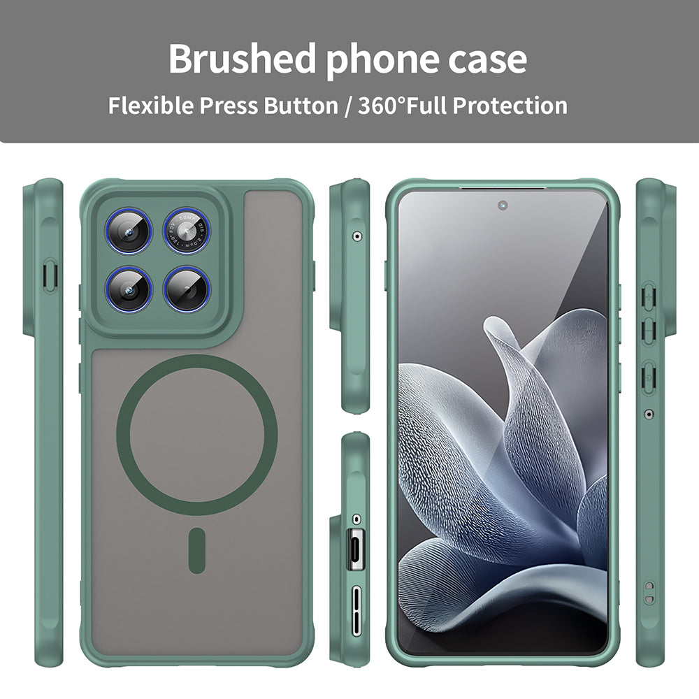 MagSafe-kotelo Motorola Edge 70:lle, Techsuit, HaloFrost II, Vihreä