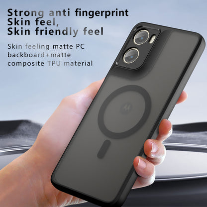 MagSafe-kotelo Motorola Moto G06:lle, Techsuit, PureFrost, Satinoitu Musta