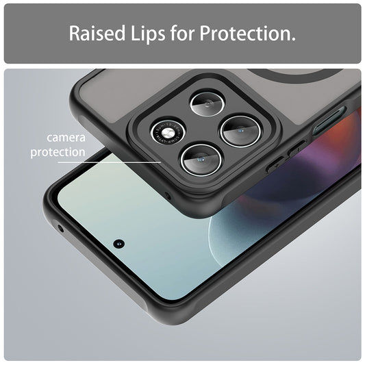 MagSafe-kuori Motorola Moto G56:lle, Techsuit, HaloFrost II, Musta