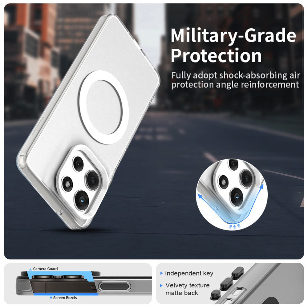 MagSafe-kotelo Motorola Moto G86:lle, Techsuit, CandyCase, Valkoinen