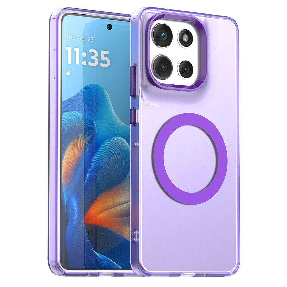 MagSafe-kotelo Motorola Moto G86:lle, Techsuit, CandyCase, Violetti
