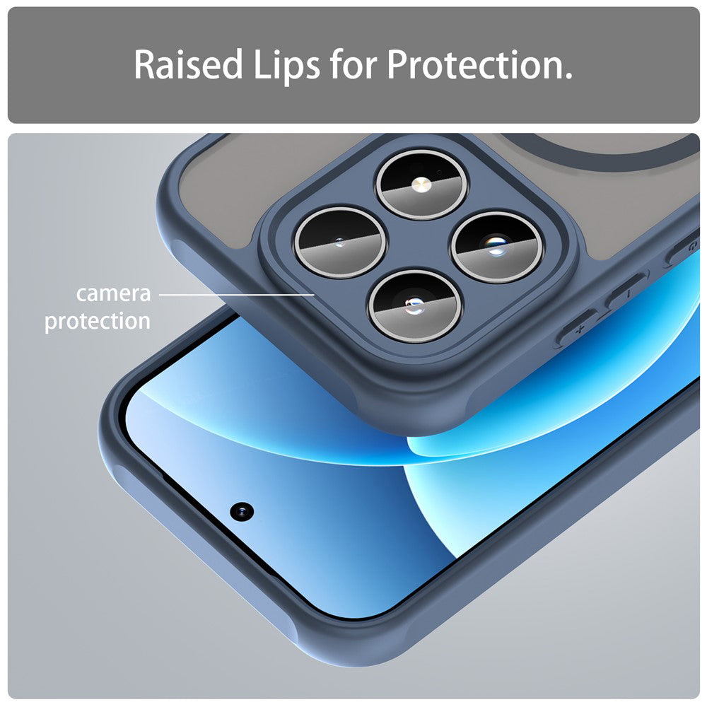 MagSafe Case for Motorola Moto G87 / G77 / G67, Techsuit, HaloFrost II, Navy Blue