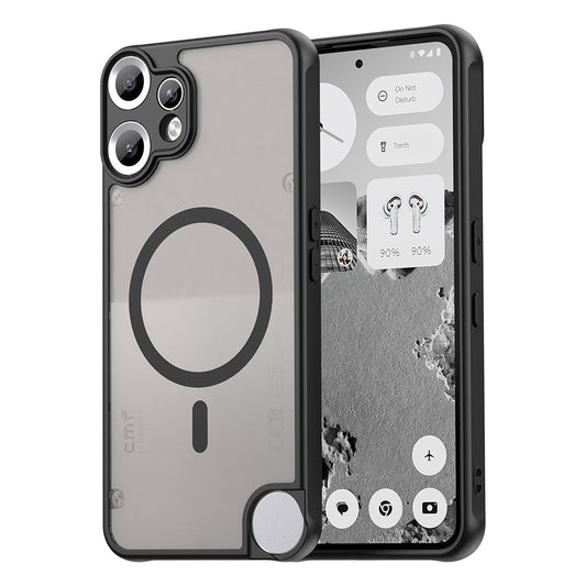 MagSafe-kuori Nothing CMF Phone 2 Pro:lle, Techsuit, HaloFrost II, Musta