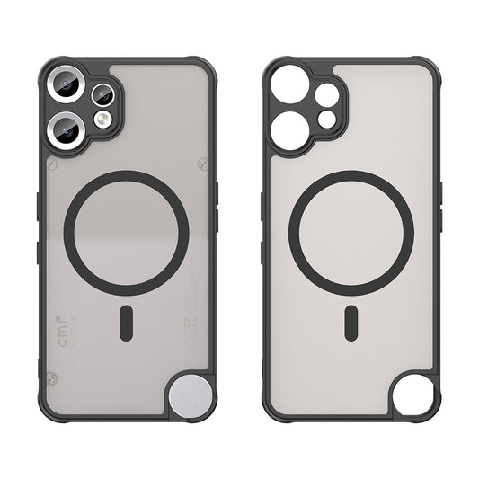 MagSafe-kuori Nothing CMF Phone 2 Pro:lle, Techsuit, HaloFrost II, Musta