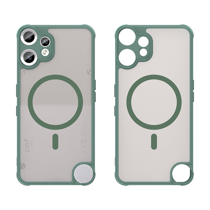 MagSafe Case for Nothing CMF Phone 2 Pro, Techsuit, HaloFrost II, Green