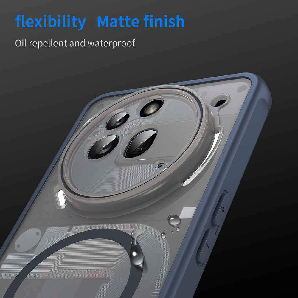 MagSafe Case for Nothing Phone (3a) Pro, Techsuit, HaloFrost II, Navy Blue