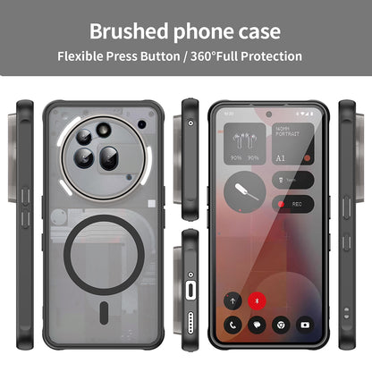 MagSafe-kuori Nothing Phone (3a) Pro:lle, Techsuit, HaloFrost II, Musta
