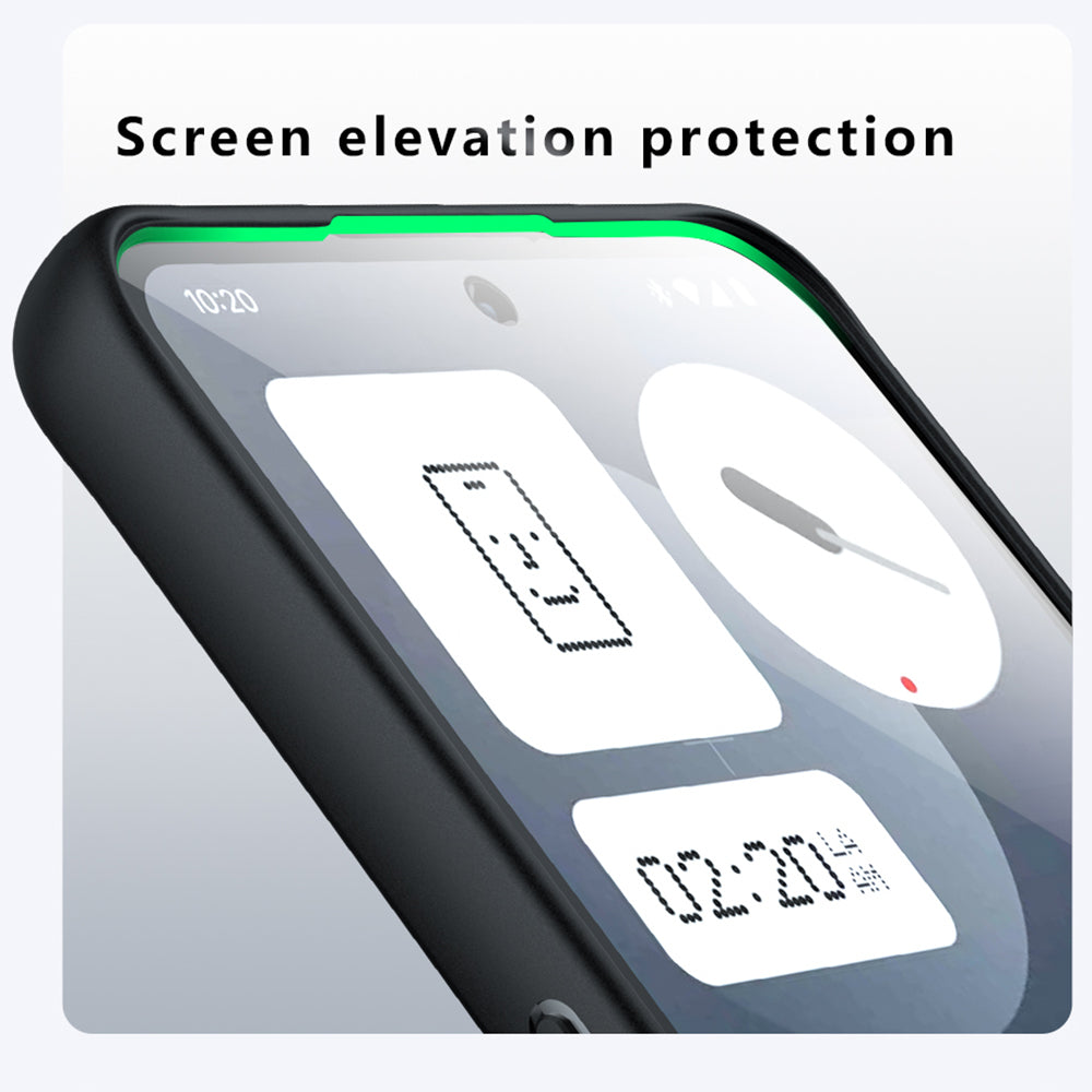 MagSafe-kuori Nothing Phone (3a) Pro:lle, Techsuit, PureFrost, Musta