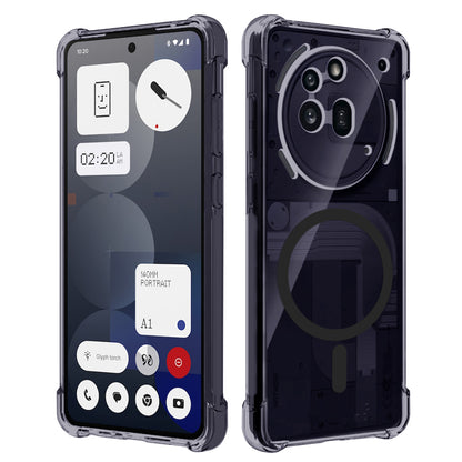 MagSafe-kuori Nothing Phone (3a) Pro:lle, Techsuit, Iskunkestävä Kirkas, Savunvärinen