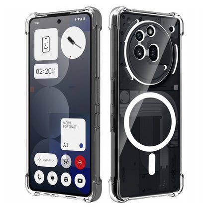 MagSafe-kuori Nothing Phone (3a) Pro:lle, Techsuit, Iskunkestävä, Läpinäkyvä