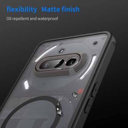 MagSafe-kuori Nothing Phone (3a):lle, Techsuit, HaloFrost II, Musta