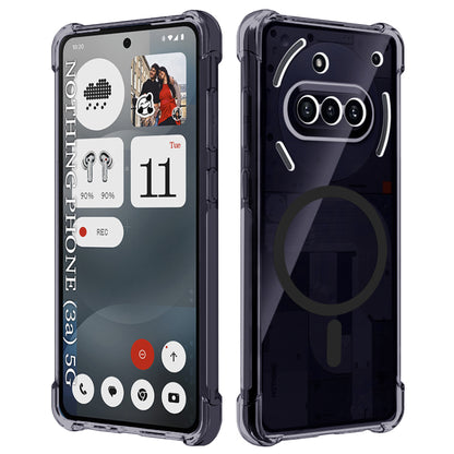 MagSafe-kuori Nothing Phone (3a):lle, Techsuit, Iskunkestävä Kirkas, Savunharmaa