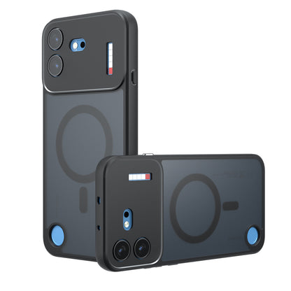 MagSafe-kuori Nothing Phone (4b):lle, Techsuit, PureFrost, satiinimusta