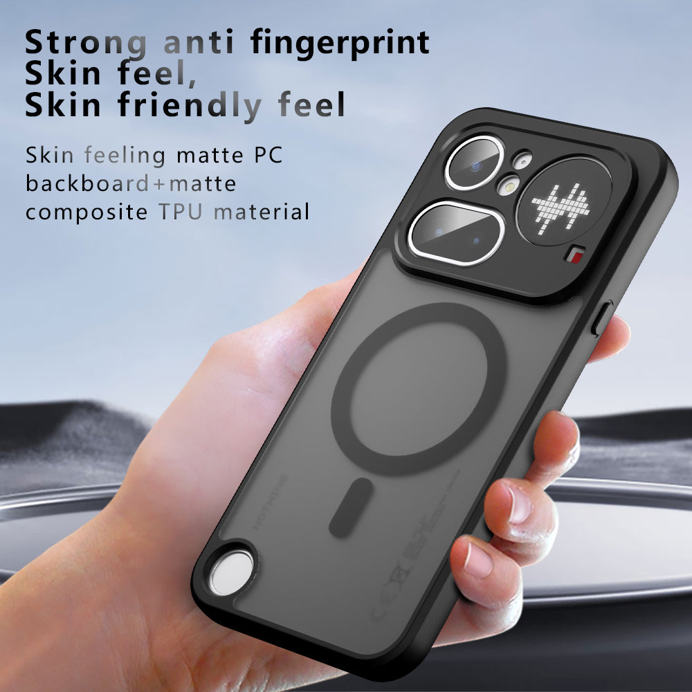 MagSafe-kuori Nothing Phone (4b):lle, Techsuit, PureFrost, satiinimusta