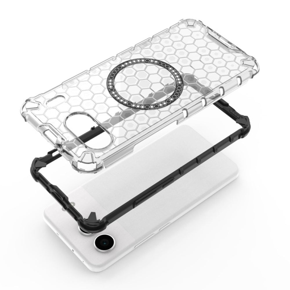 MagSafe-kuori OnePlus Nord 4:lle, Techsuit, HoneyComb Shield, Valkoinen