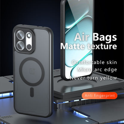 MagSafe-kuori OnePlus Nord 6:lle, Techsuit, PureFrost, satiinimusta