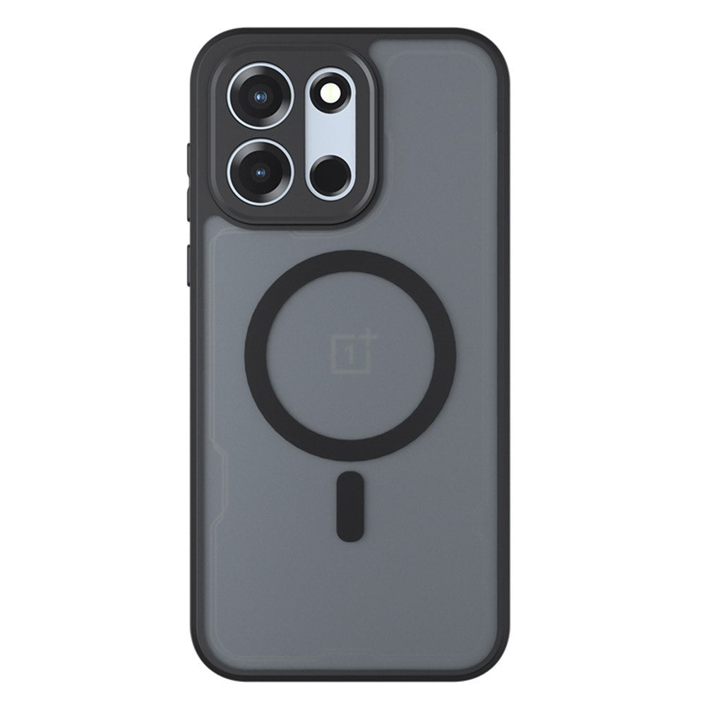 MagSafe-kuori OnePlus Nord 6:lle, Techsuit, PureFrost, satiinimusta