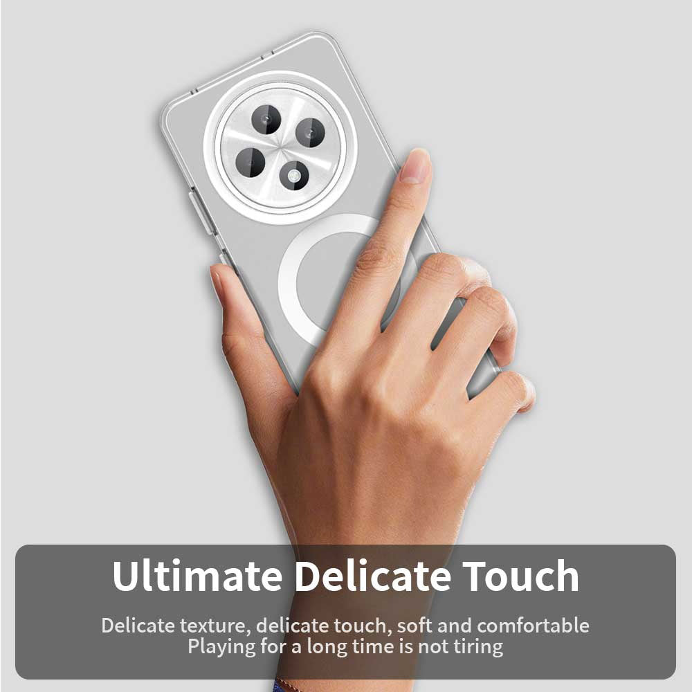 MagSafe-kuori Oppo A3 4G / A3 5G:lle, Techsuit, CandyCase, Valkoinen
