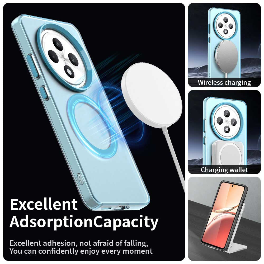 MagSafe-kuori Oppo A3 4G / A3 5G:lle, Techsuit, CandyCase, Sininen