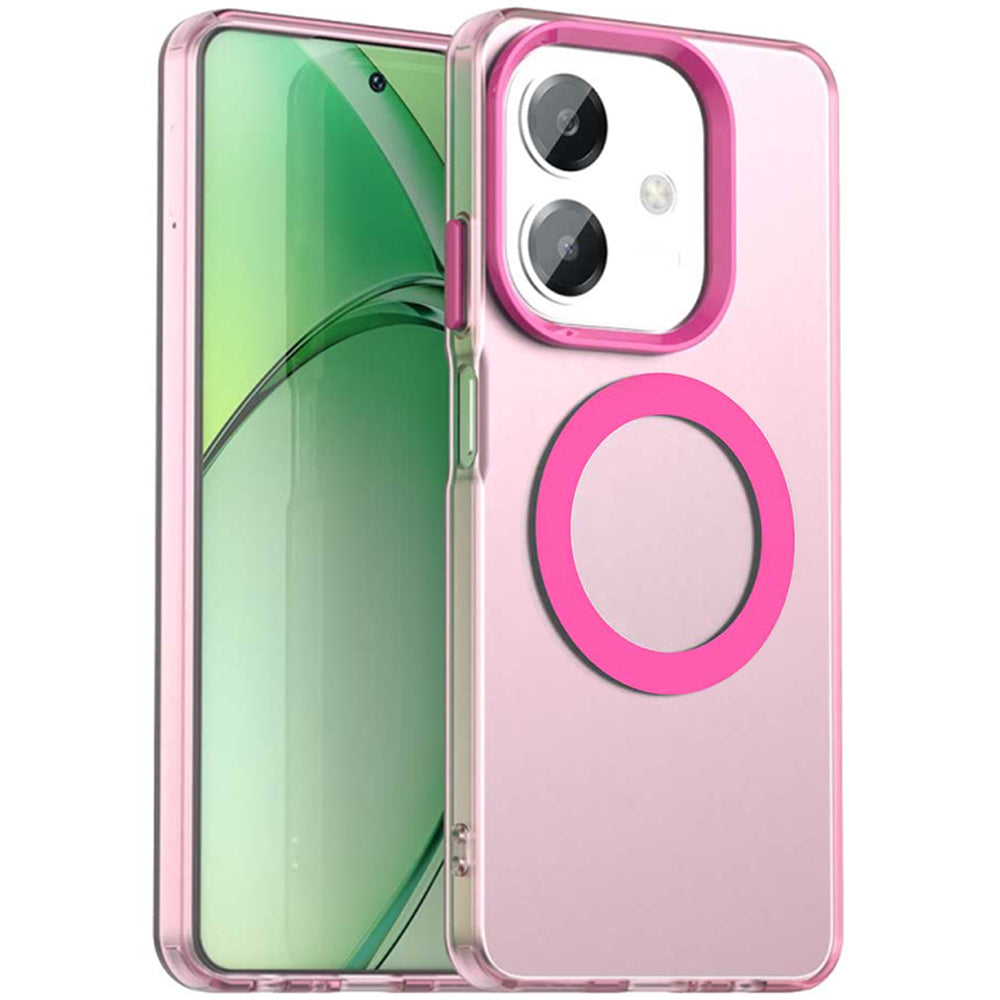 MagSafe-kuori Oppo A3 4G / A3 5G:lle, Techsuit, CandyCase, Vaaleanpunainen