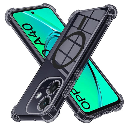 MagSafe-kuori Oppo A3 4G:lle, Techsuit, Iskunkestävä Kirkas, Savunvärinen
