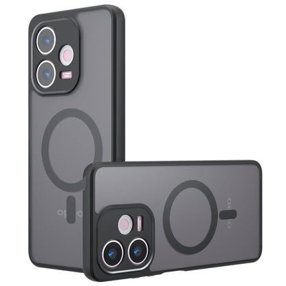 MagSafe-kuori Oppo A5 Pro 4G / A5 Pro:lle, Techsuit, PureFrost, satiinimusta