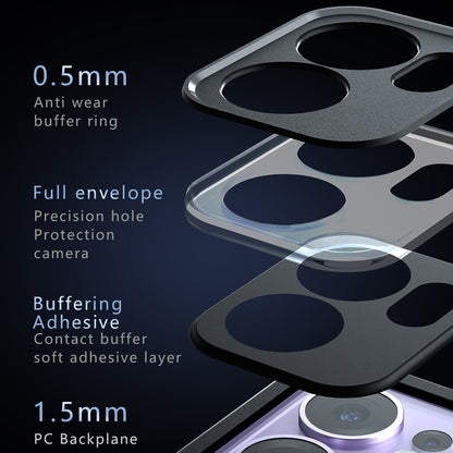 MagSafe-kuori Oppo A5 Pro 4G / A5 Pro:lle, Techsuit, PureFrost, satiinimusta