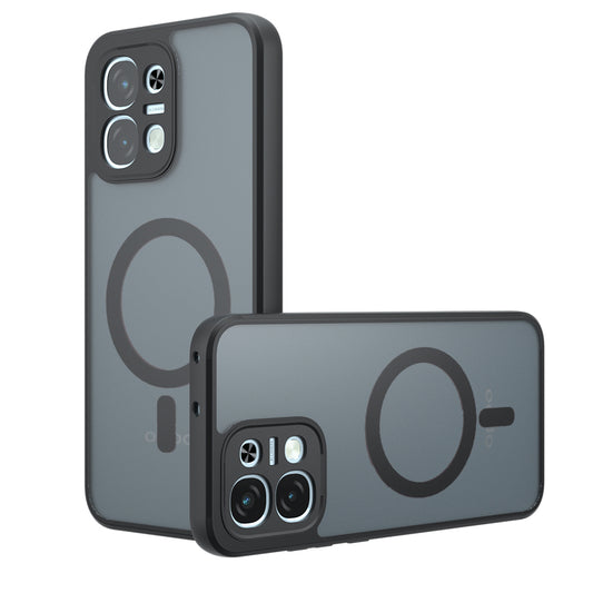 MagSafe-kuori Oppo A6 Pro 5G / A6 Pro 4G:lle, Techsuit, PureFrost, satiinimusta