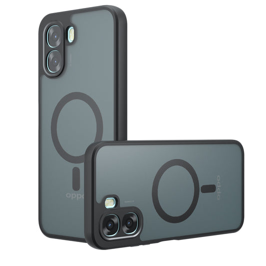 MagSafe-kuori Oppo A6k 4G / A6x 4G / A6x, Techsuit, PureFrost, satiinimusta