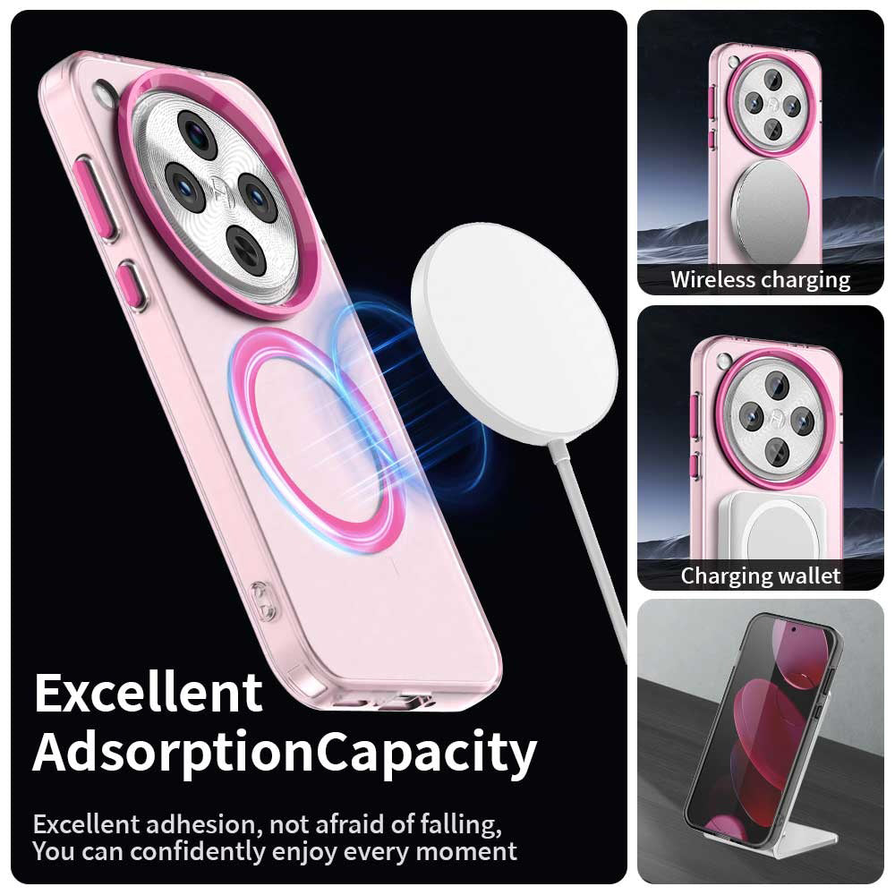 MagSafe-kuori Oppo Find X8 Pro:lle, Techsuit, CandyCase, Vaaleanpunainen