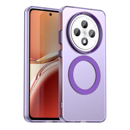 MagSafe-kuori Oppo Reno12 FS 5G / Reno12 FS 4G / Reno12 F 4G / Reno12 F, Techsuit, CandyCase, Violetti