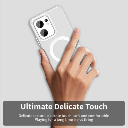 MagSafe-kuori Oppo Reno13 FS 5G / Reno13 F 4G / Reno13 F, Techsuit, CandyCase, Valkoinen