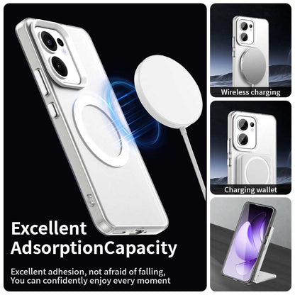 MagSafe-kuori Oppo Reno13 FS 5G / Reno13 F 4G / Reno13 F, Techsuit, CandyCase, Valkoinen